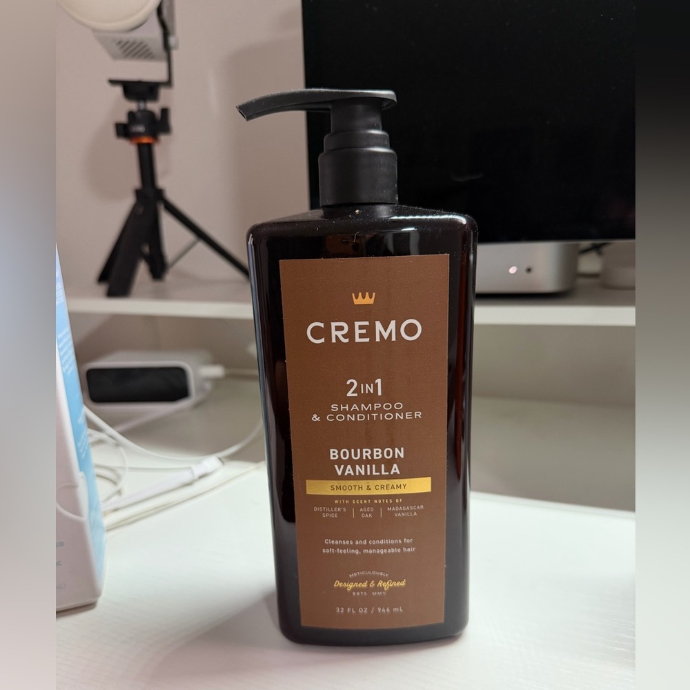 Cremo 2-in-1 Bourbon Vanilla Shampoo & Conditioner — Brown/Black